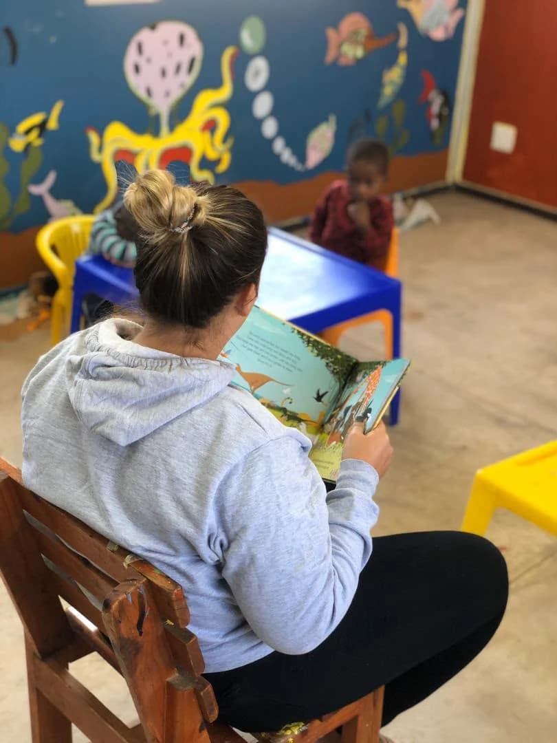 Reading together at a placement