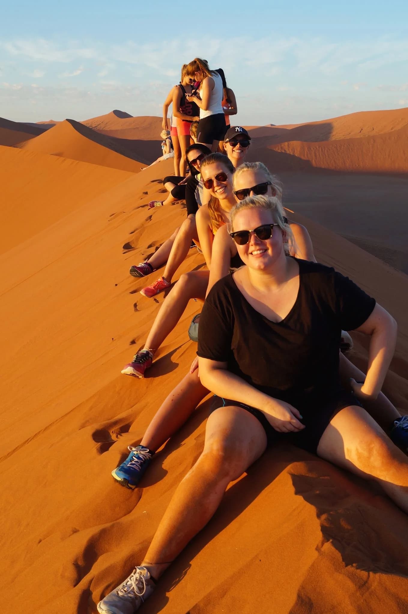 Sharing a moment on the dunes